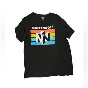 EUC vintage graphic unisex t-shirt of Nintendo 64 logo. Size: Large